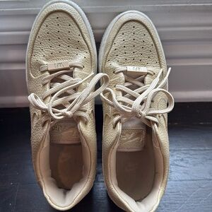 Nike Air Force 1 beige -Size 7